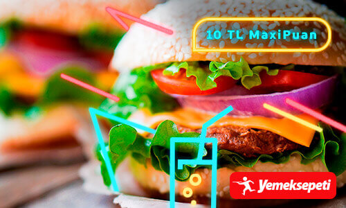 Yemeksepeti kampanyasına yönelik hamburger görseli