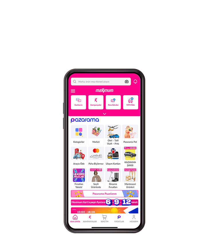 telefonun içerisinde maximum mobil ekran görüntüsü